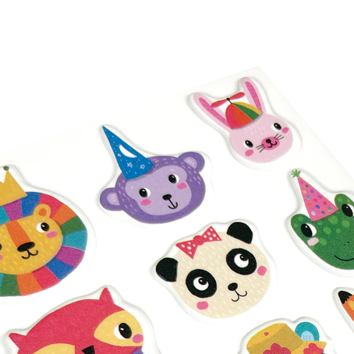 Abtibilduri pufoase Stickiville Party Animals - Ooly - BazaRapid.ro [2]