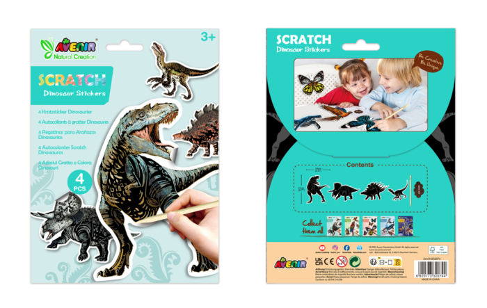 Abtibilduri razuibile - Dinozauri, colectia Creatii Naturale - Avenir - BazaRapid.ro [3]
