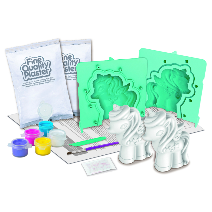 Atelier creativ 3D Modeleaza si picteaza - Unicorni cu sclipici - 4M - BazaRapid.ro [3]