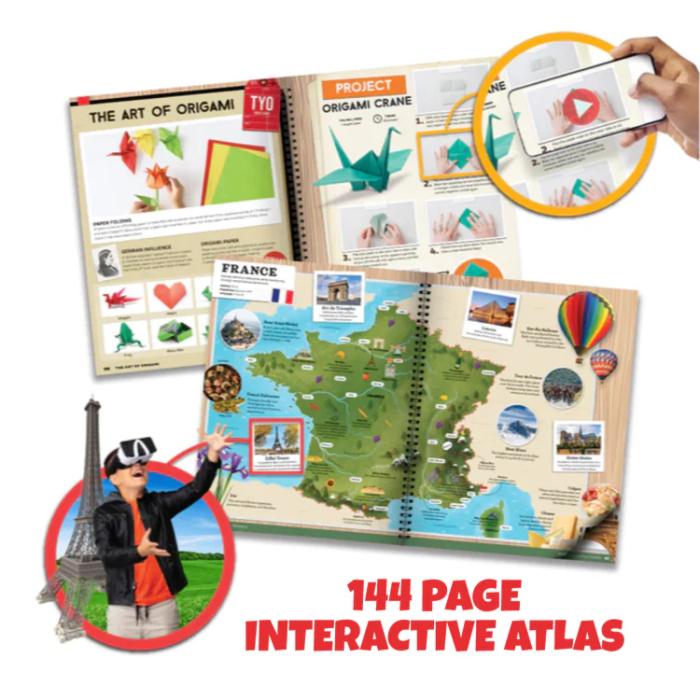 Atlas VR Interactiv , Exploreaza Lumea prin Realitate Virtuala - Abacus Brands - BazaRapid.ro [3]