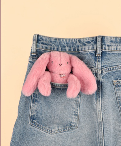 Breloc accesoriu Doudou - iepuras, 18 cm - Doudou et Compagnie - BazaRapid.ro [4]