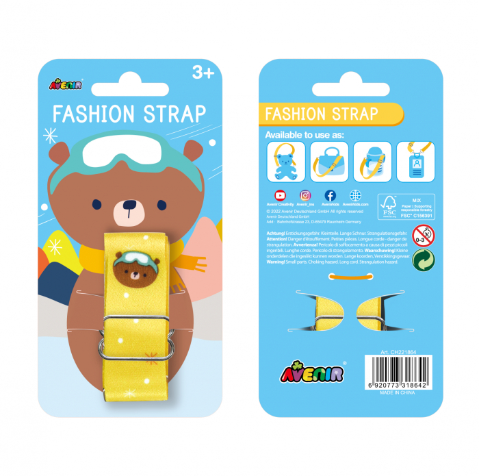 Bretea Fashion ajustabila pentru accesorii - Ursul Schior - Avenir - BazaRapid.ro [2]