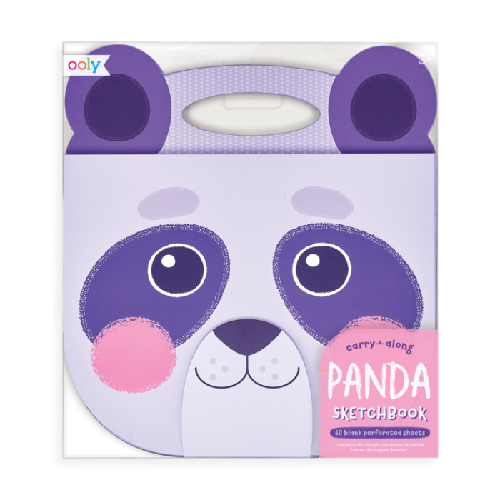 Caiet desen portabil - Panda mov - Ooly - BazaRapid.ro [3]