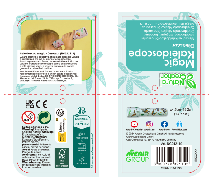Caleidoscop colectia Creatii Naturale - Dinozaur - Avenir - BazaRapid.ro [5]