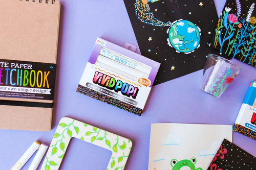 Carioci cu vopsea Vivid Pop! - set de 8, metalic - Ooly - BazaRapid.ro [8]