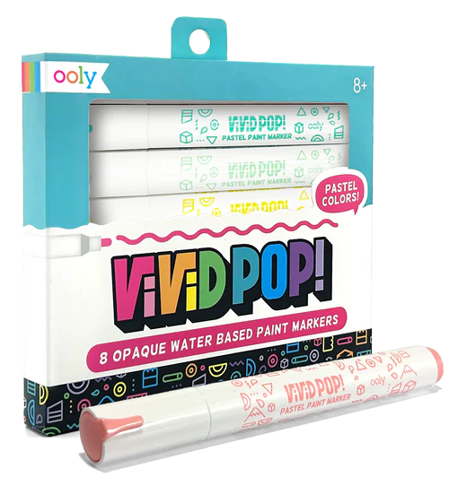Carioci cu vopsea Vivid Pop! - set de 8, pastel - Ooly - BazaRapid.ro [6]