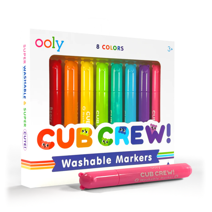 Carioci lavabile Echipa Ursuletilor - set de 8, Cub Crew - Ooly - BazaRapid.ro [2]