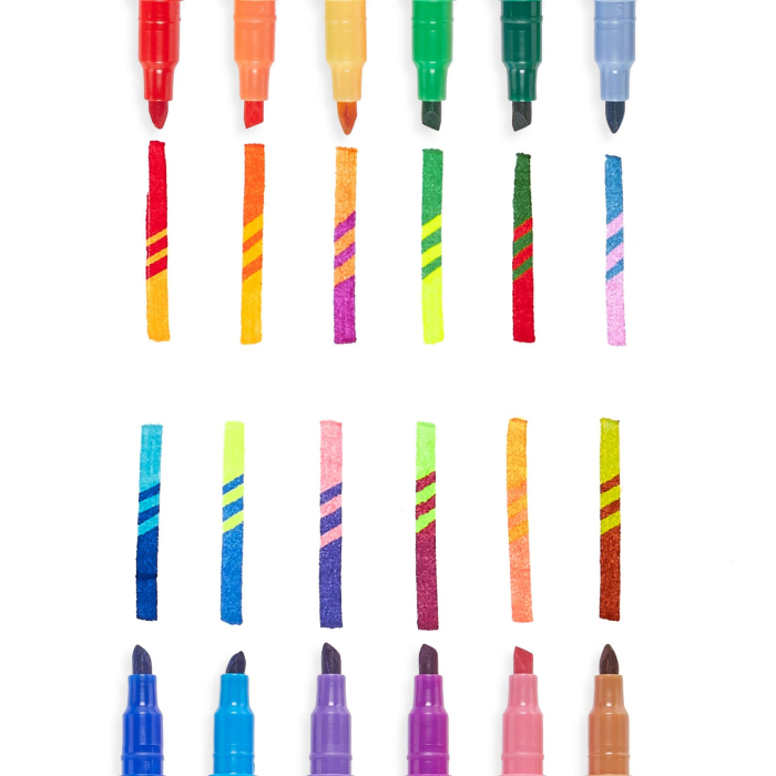 Carioci magice care schimba culorile - Switch-eroo! - set de 12 - Ooly - BazaRapid.ro [2]