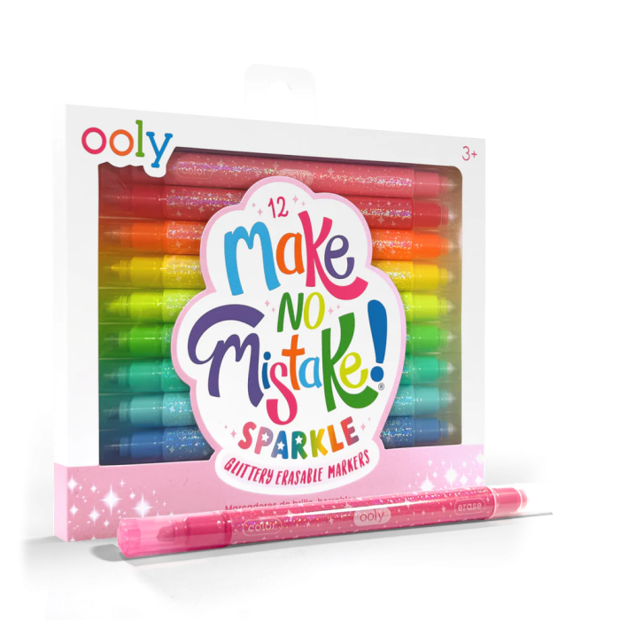 Carioci stralucitoare care se sterg - Make no mistake! - Set de 12 - Ooly - BazaRapid.ro [2]