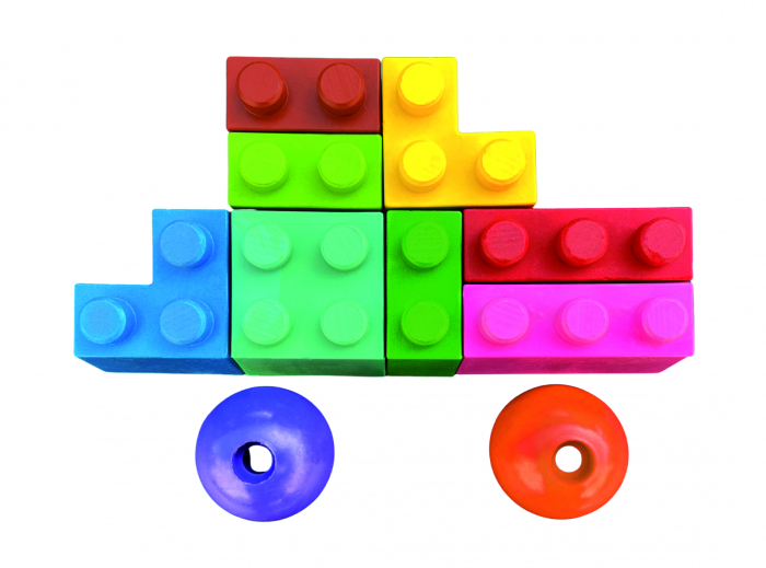 Creioane cerate interconectabile Block Crayons - Masina, Haku Yoka - Avenir - BazaRapid.ro [2]