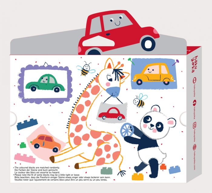 Creioane cerate interconectabile Block Crayons - Masina, Haku Yoka - Avenir - BazaRapid.ro [4]