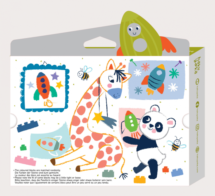 Creioane cerate interconectabile Block Crayons - Racheta, Haku Yoka - Avenir - BazaRapid.ro [4]