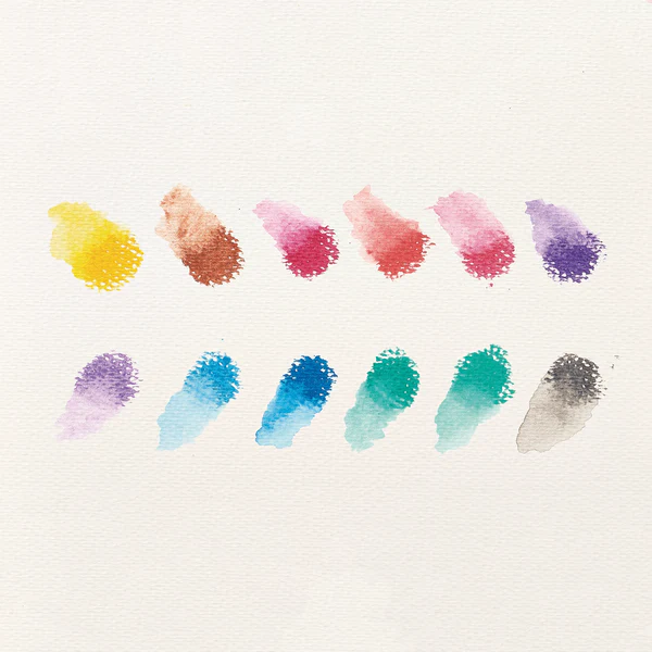 Creioane colorate cu gel acuarela cu sclipici Rainbow Sparkle Metallic - Set de 12 - Ooly - BazaRapid.ro [4]