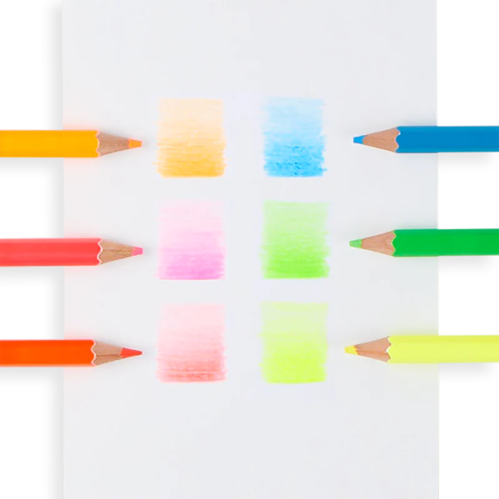 Creioane Colorate Neon Jumbo Brights - set de 6 - Ooly - BazaRapid.ro [6]