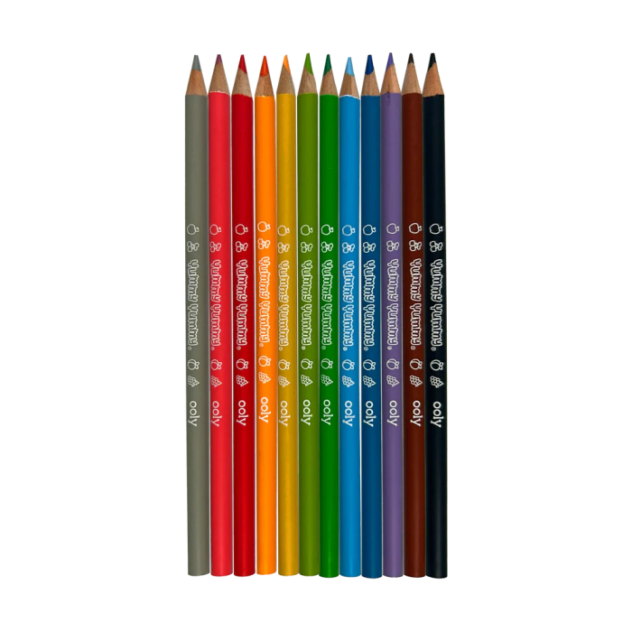 Creioane colorate parfumate - Yummy Yummy, set de 12 - Ooly - BazaRapid.ro [4]