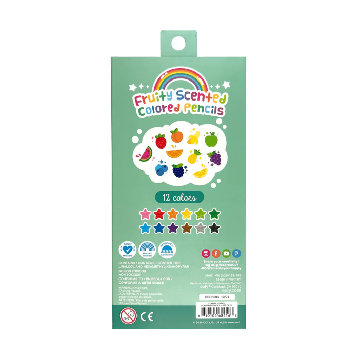 Creioane colorate parfumate - Yummy Yummy, set de 12 - Ooly - BazaRapid.ro [10]