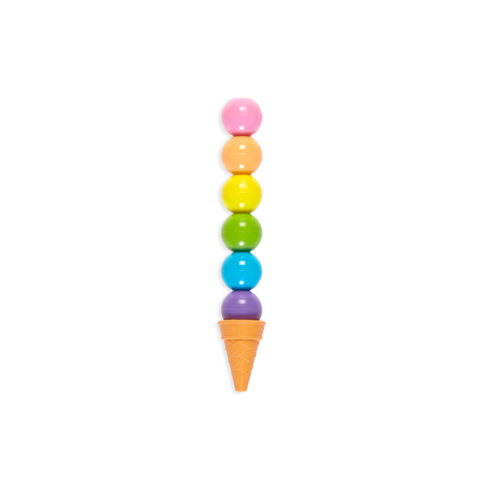 Creioane intercalate si radiera parfumata Rainbow Scoops - Ooly - BazaRapid.ro [5]