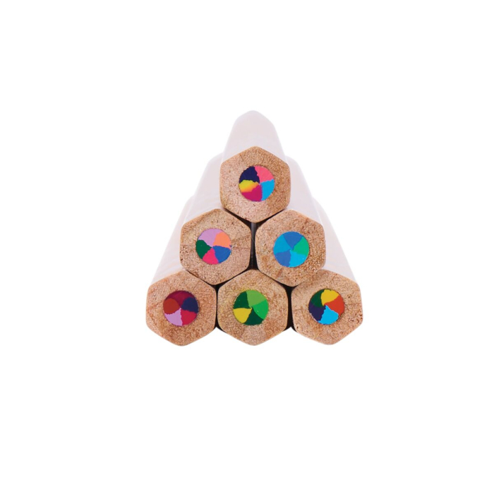Creioane multicolore Caleidoscop, set de 6 - Ooly - BazaRapid.ro [5]