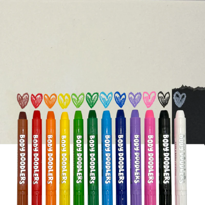 Creioane pictura pentru fata si piele, Body Doodlers, set de 12 - Ooly - BazaRapid.ro [3]