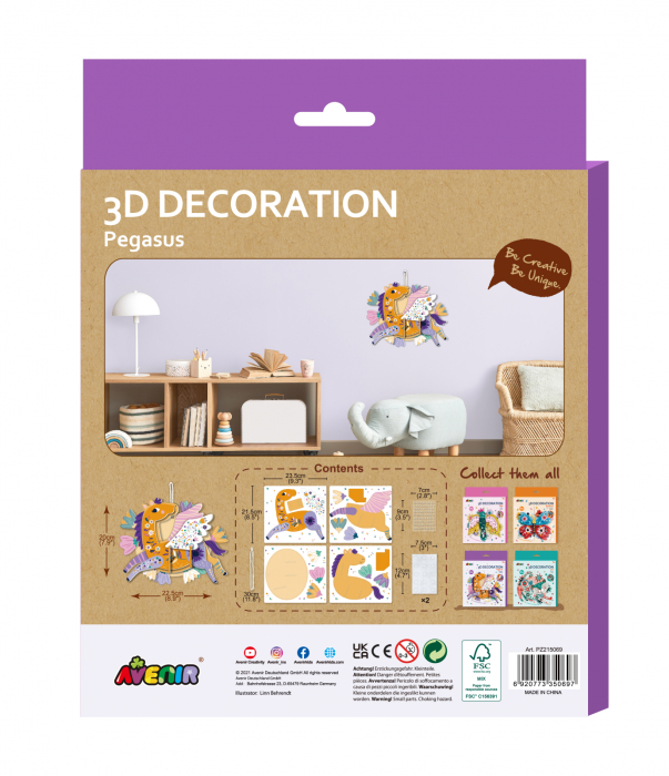 Decoratiune 3D-Pegas - Avenir - BazaRapid.ro [6]