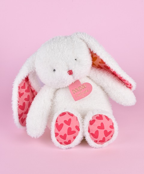 Iepuras din plus moale Te Iubesc in punga cadou , 25 cm - Doudou et Compagnie - BazaRapid.ro [4]