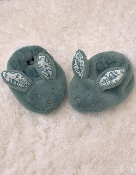 Iepuras Doudou - Set Botosei E i Jucarie de PluE , verde - Doudou et Compagnie - BazaRapid.ro [3]
