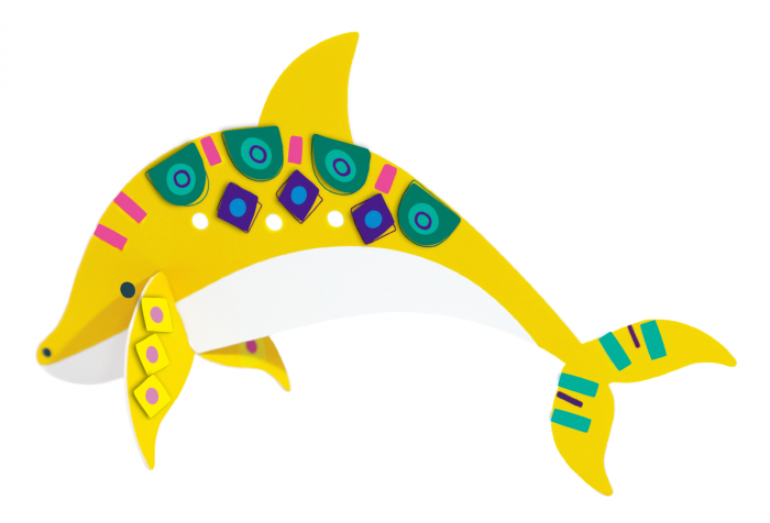 Joc creativ Stick N Play cu scene 3D si stickere repozitionabile - Animale polare si marine - Avenir - BazaRapid.ro [3]
