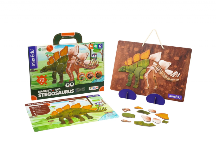 Joc magnetic educativ -Stegosaurus - mierEdu - BazaRapid.ro [3]