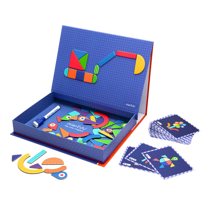 Joc puzzle magnetic de arta si asociere - Forme - mierEdu - BazaRapid.ro [2]