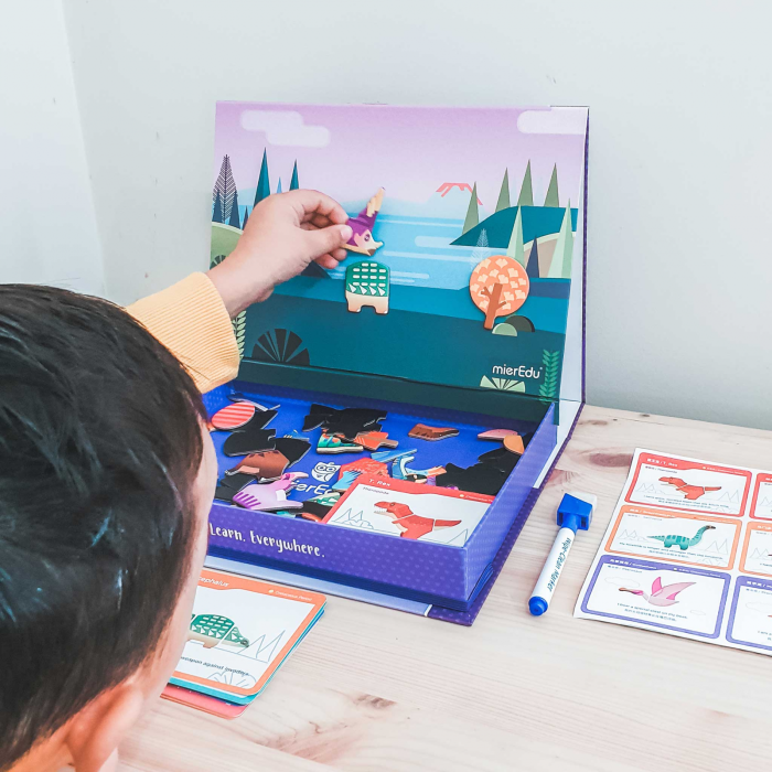 Joc puzzle magnetic de arta si asociere - Lumea dinozaurilor - mierEdu - BazaRapid.ro [4]