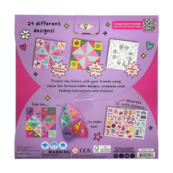 Jocul copilariei - Solnita, set creativ DIY - 24 modele, Fortune Teller - Ooly - BazaRapid.ro [3]