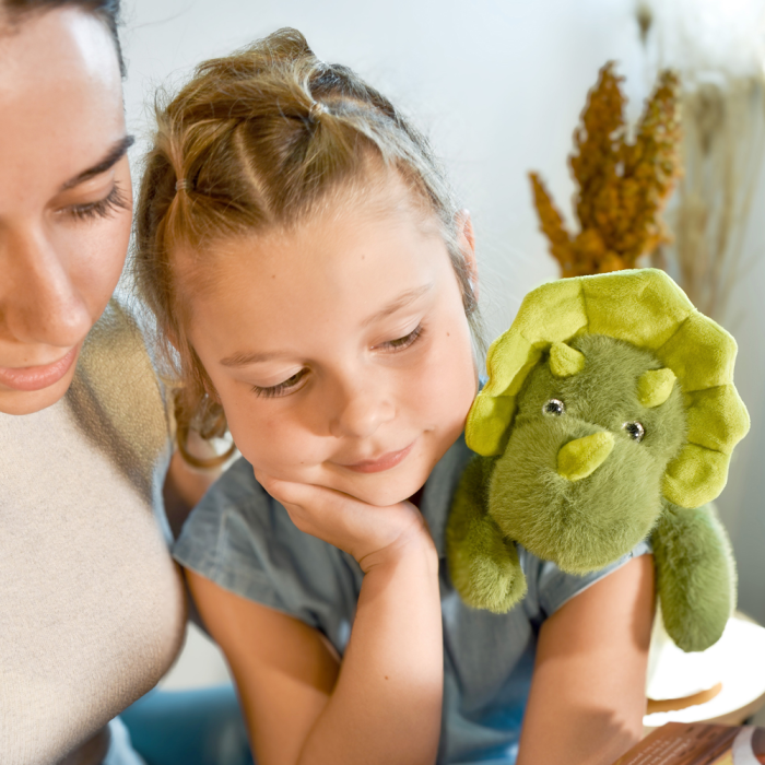 Jucarie din plus pentru relaxare si antistres - Dinozaur - magnetic, 30 cm, verde - Histoire d'Ours - BazaRapid.ro [5]