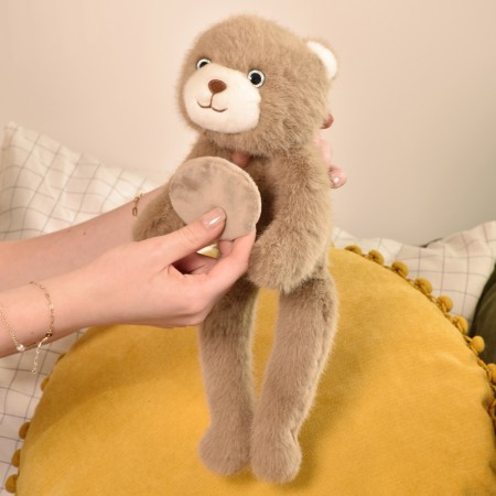 Jucarie din plus pentru relaxare si antistres - Ursulet - magnetic, 30 cm, maro - Histoire d'Ours - BazaRapid.ro [7]