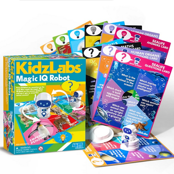 Jucarie educativa interactiva in limba engleza Robot Magic IQ KidzLabs - 4M - BazaRapid.ro [5]