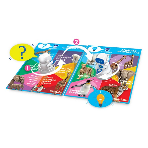 Jucarie educativa interactiva in limba engleza Robot Magic IQ KidzLabs - 4M - BazaRapid.ro [2]