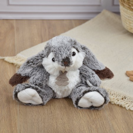 Jucarie moale din plus - Iepurasul Marius, 20 cm, gri - Histoire d'Ours - BazaRapid.ro [6]