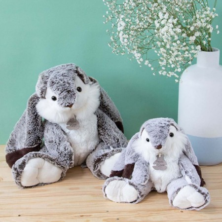Jucarie moale din plus - Iepurasul Marius, 30 cm, gri - Histoire d'Ours - BazaRapid.ro [8]