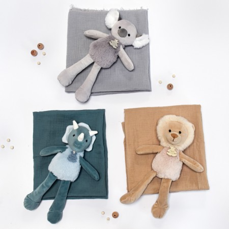 Jucarie moale din plus - Leu, 30 cm, bej - Histoire d'Ours - BazaRapid.ro [4]
