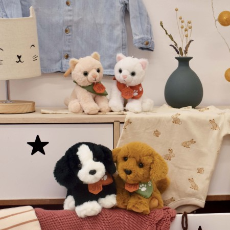 Jucarie moale din plus - Pisica, 16 cm, bej - Histoire d'Ours - BazaRapid.ro [3]