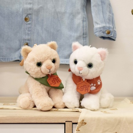 Jucarie moale din plus - Pisica, 16 cm, bej - Histoire d'Ours - BazaRapid.ro [4]