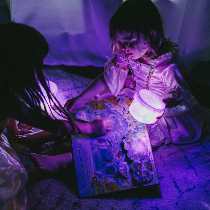 Jucarie senzoriala luminoasa Lumi - Glo Cube, mov - Glo Pals - BazaRapid.ro [4]