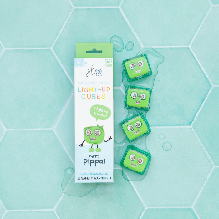 Jucarie senzoriala luminoasa Pippa - Glo Cube, verde - Glo Pals - BazaRapid.ro [6]