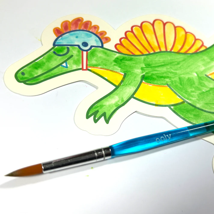 Kit acuarela - Usor de pictat - Dinozauri, Playful Painters - Ooly - BazaRapid.ro [4]