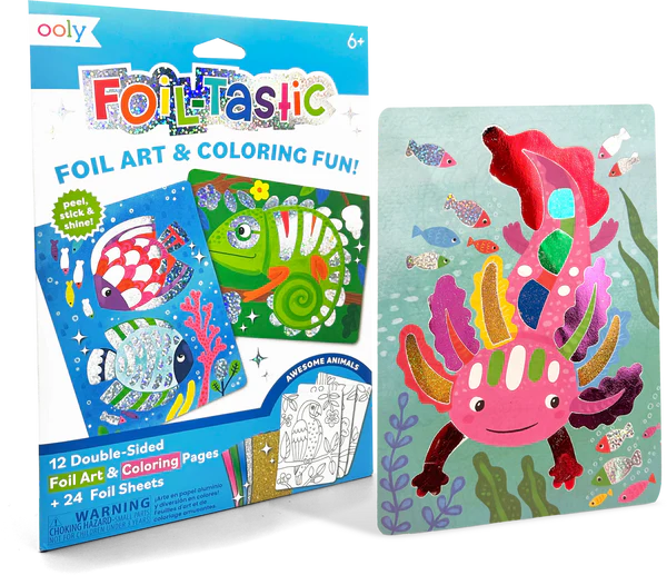 Kit Arta cu folie Foil-tastic - Awesome Animals - Ooly - BazaRapid.ro [3]