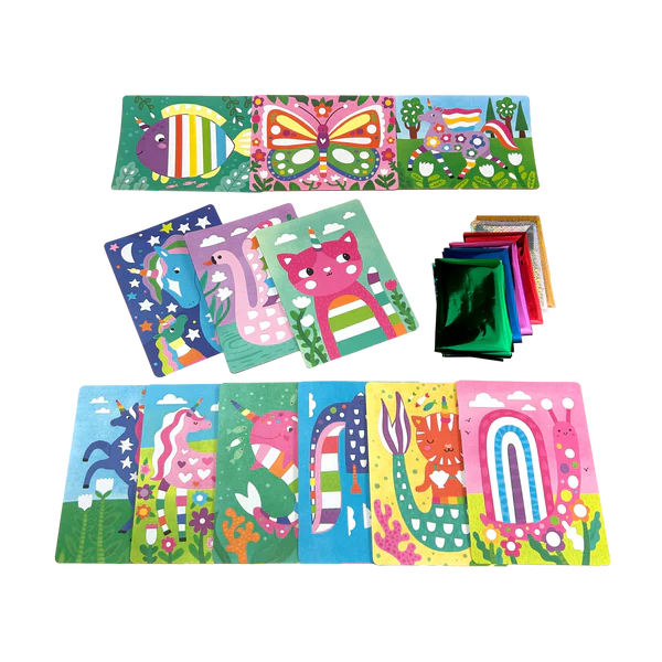 Kit Arta cu folie Foil-tastic - Whimsical World - Ooly - BazaRapid.ro [2]