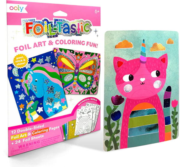 Kit Arta cu folie Foil-tastic - Whimsical World - Ooly - BazaRapid.ro [3]