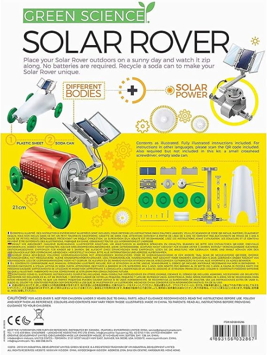 Kit constructie Vehicul solar, Stiinta Verde - Green Science - 4M - BazaRapid.ro [4]