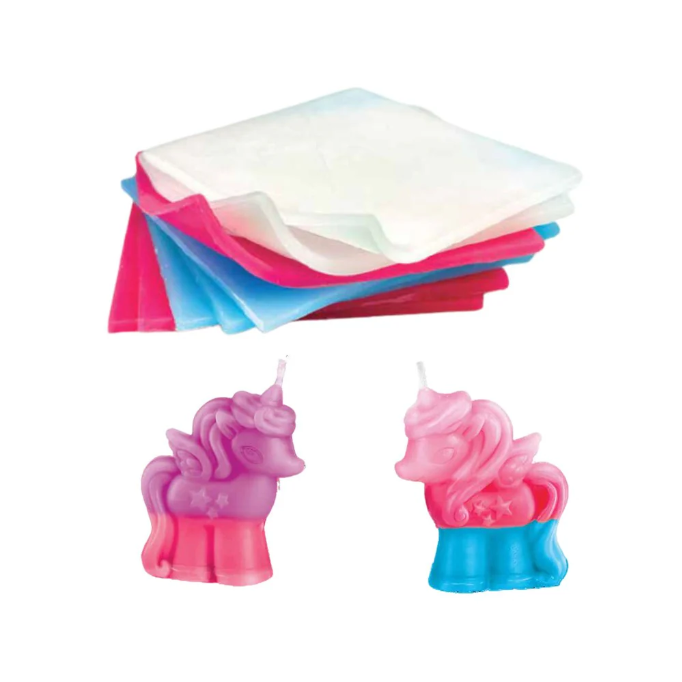 Kit creativ , Creeaza lumanari 3D cu unicorn KidzMaker - 4M - BazaRapid.ro [2]