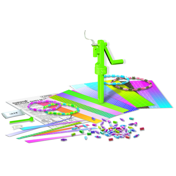 Kit creativ - Margele din hartie reciclata, Green Creativity - 4M - BazaRapid.ro [4]
