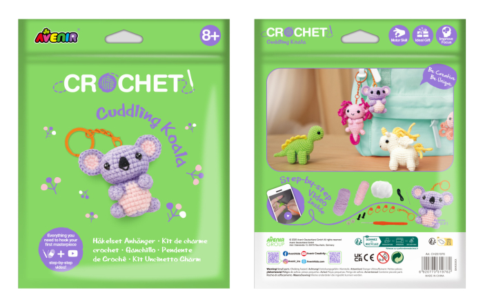 Kit de crosetat pentru copii Cuddling Koala - Avenir - BazaRapid.ro [3]